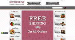 Desktop Screenshot of kosherline.com
